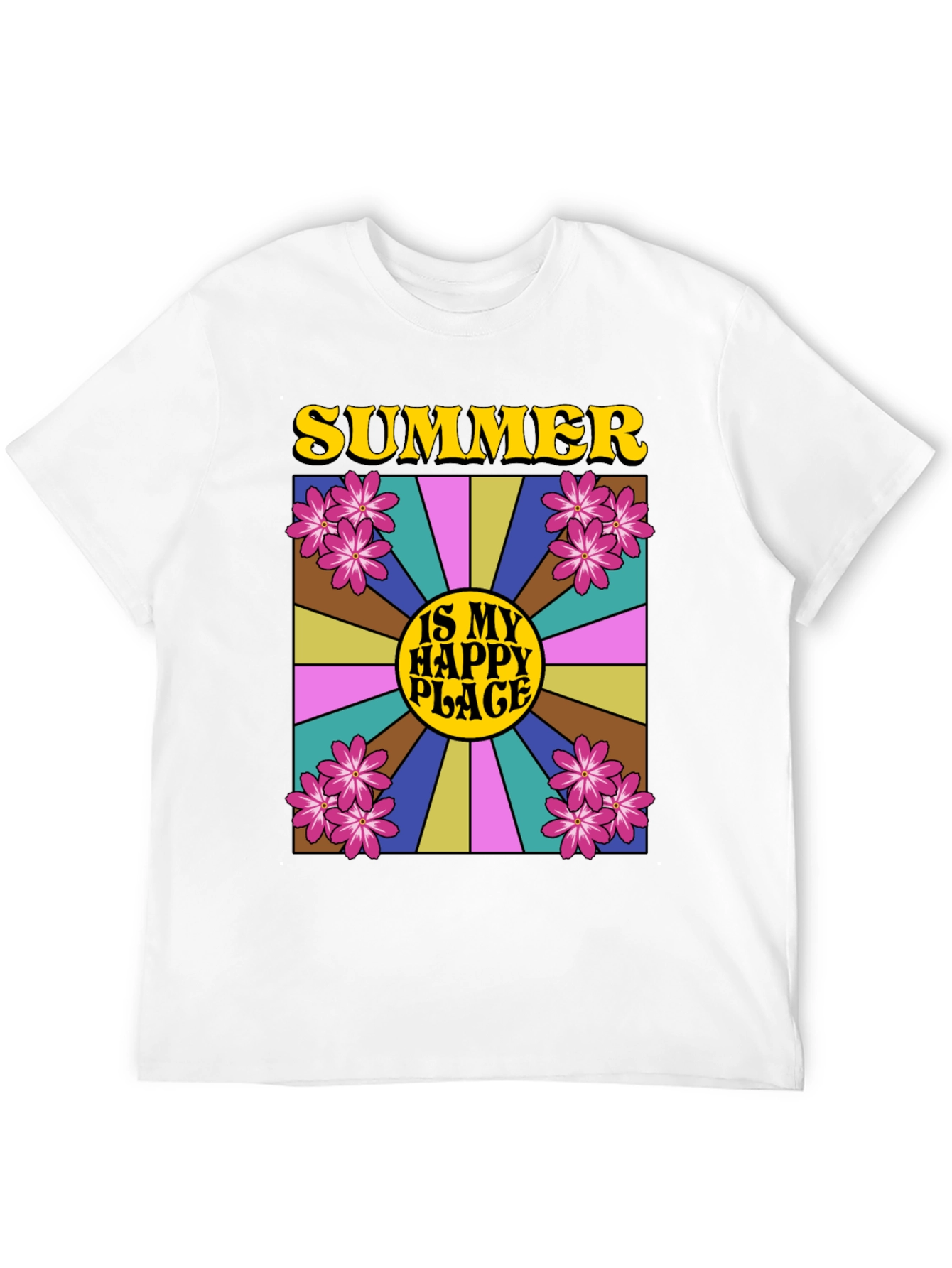 Summer Is My Happy Place Graphic Tee