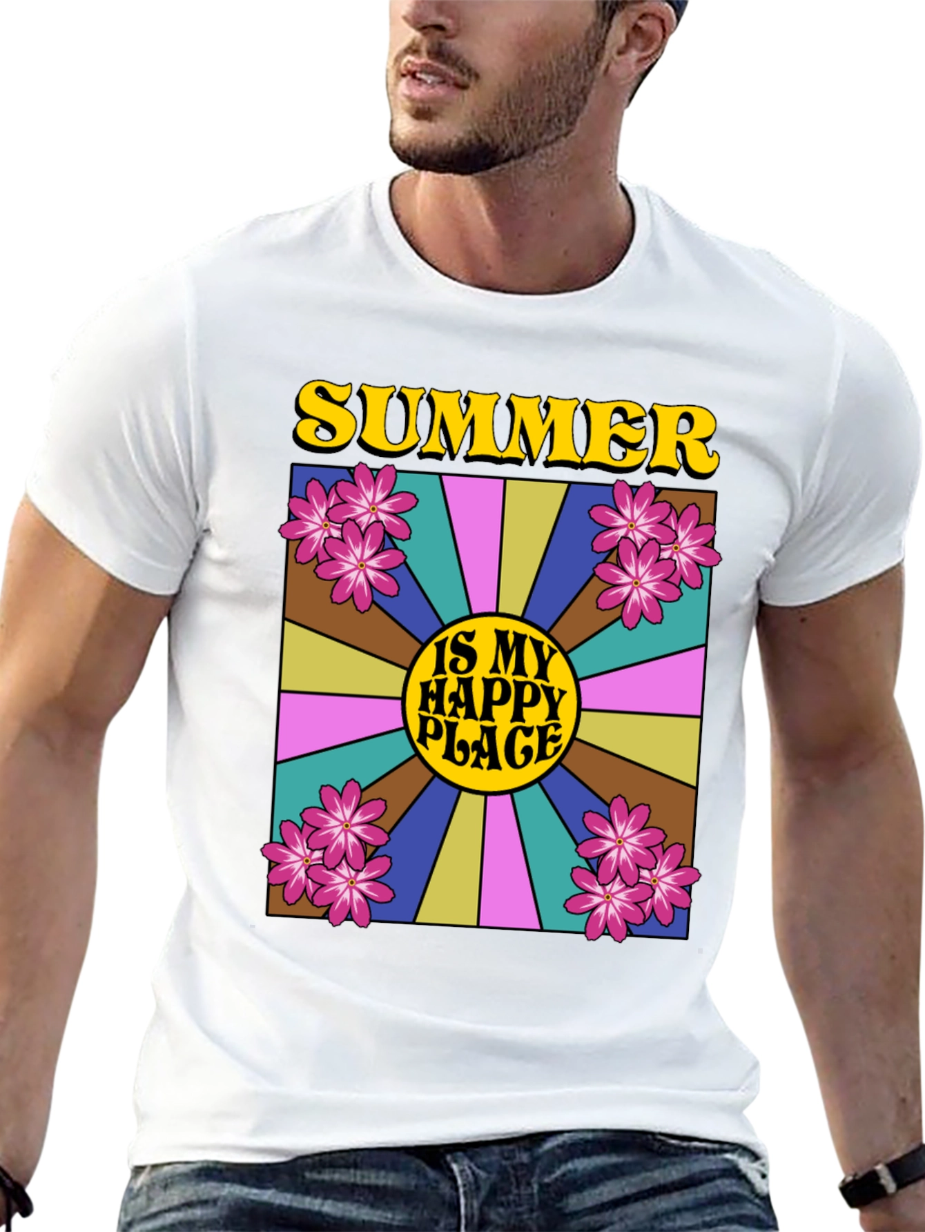 Summer Is My Happy Place Graphic Tee