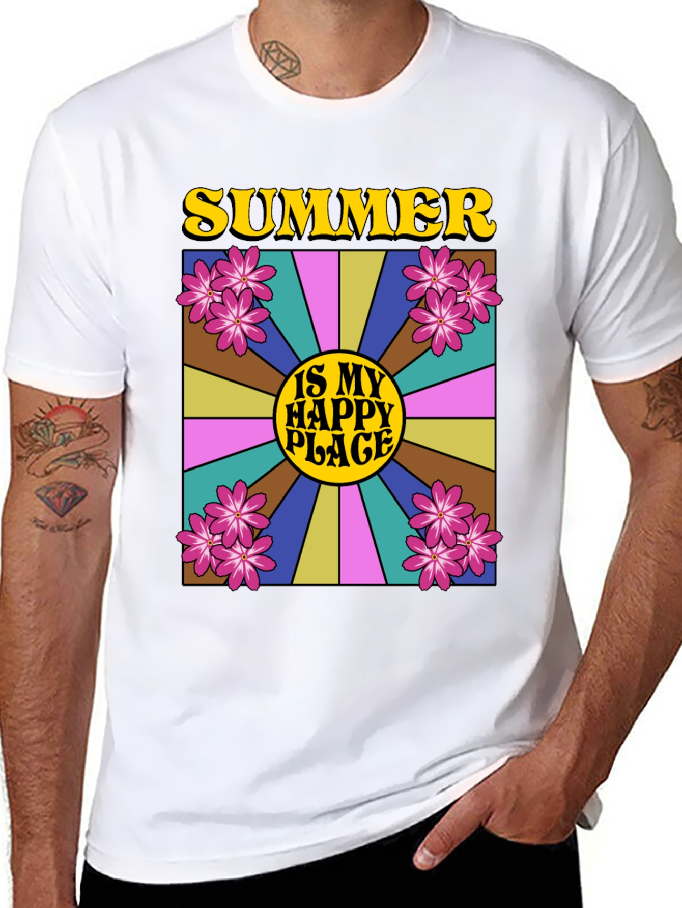 Summer Is My Happy Place Graphic Tee