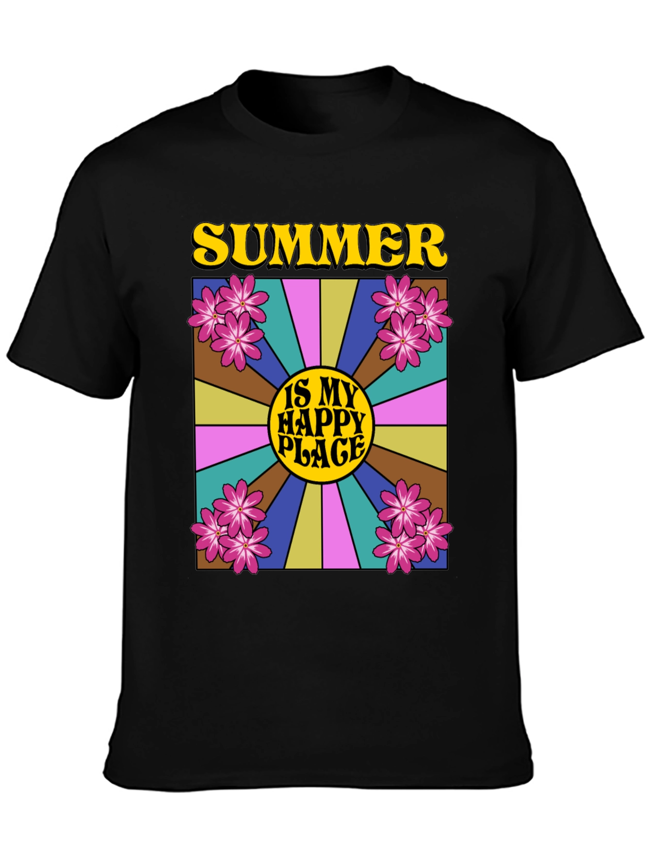 Summer Is My Happy Place Graphic Tee
