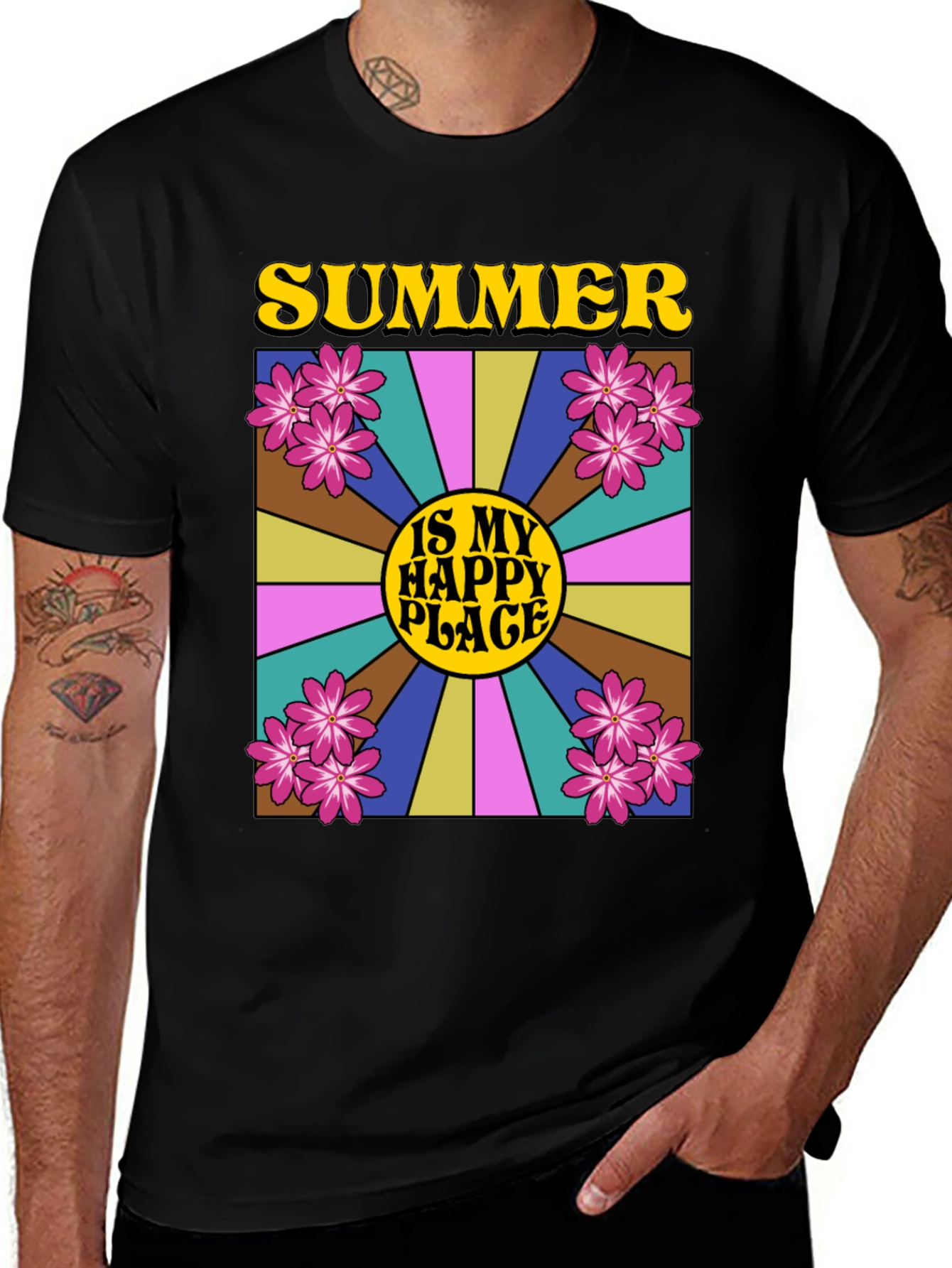 Summer Is My Happy Place Graphic Tee