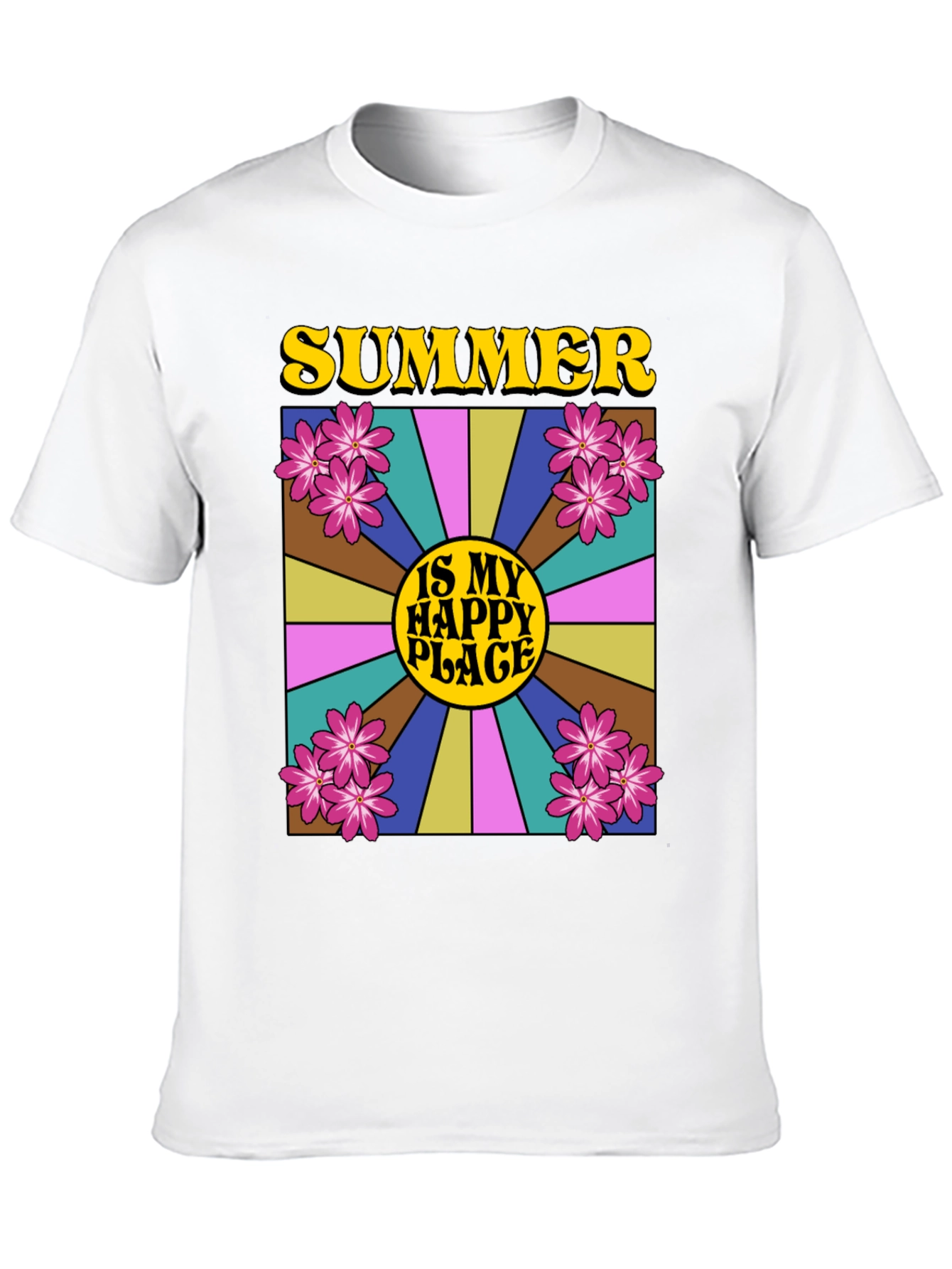 Summer Is My Happy Place Graphic Tee