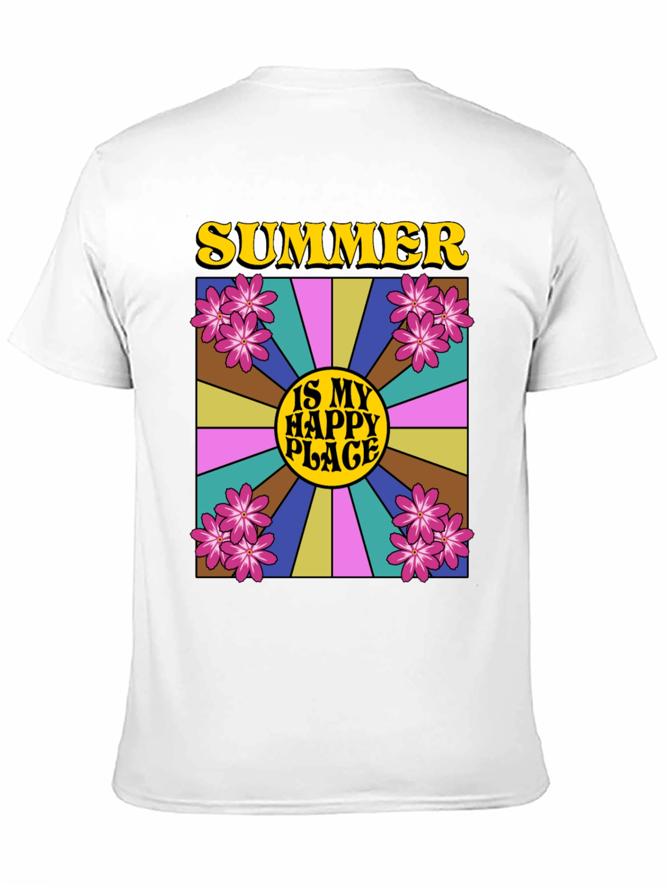 Summer Is My Happy Place Graphic Tee