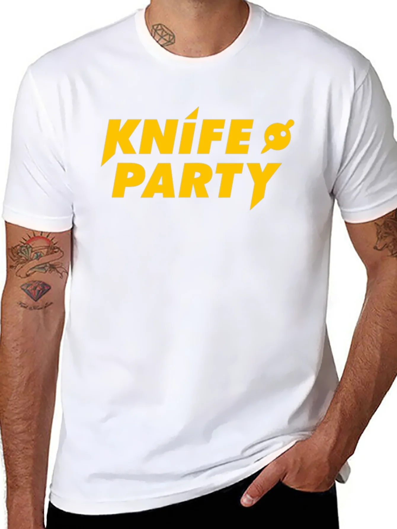 Knife Party Black T-Shirt - EDM Fan Apparel