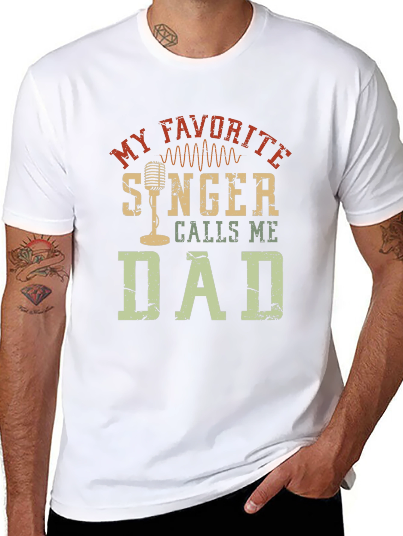 My Favorite Singer Calls Me Dad T-Shirt