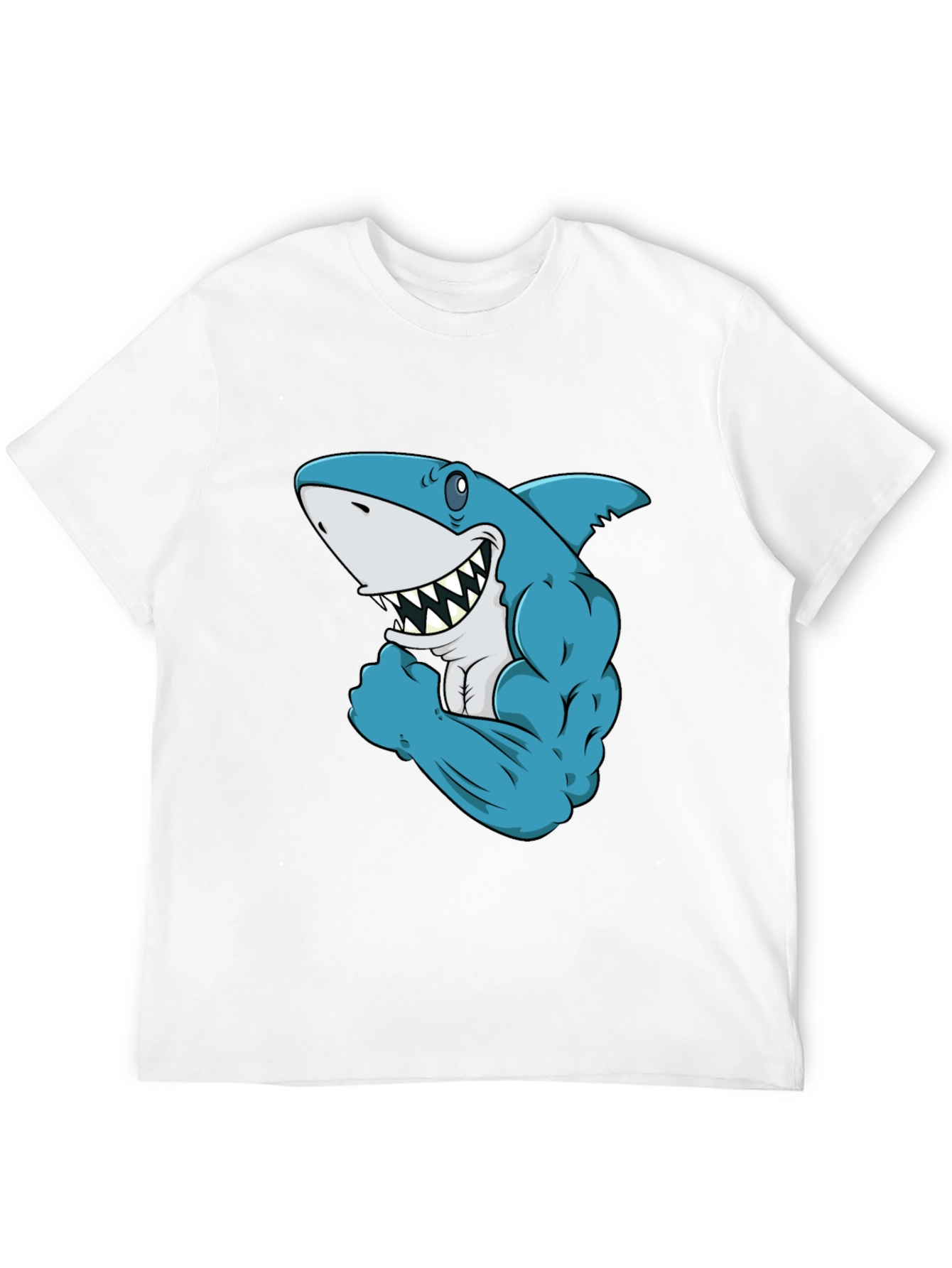 Shark Muscle T-Shirt - Black