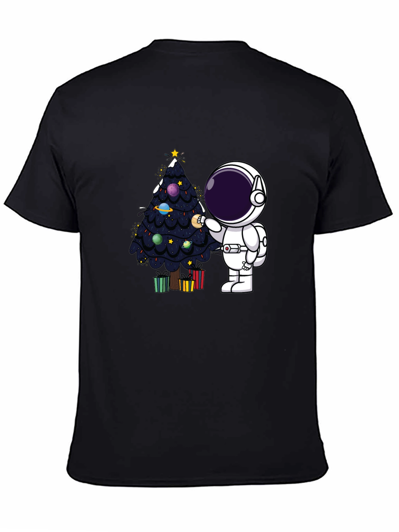Astronaut Christmas Tree T-Shirt