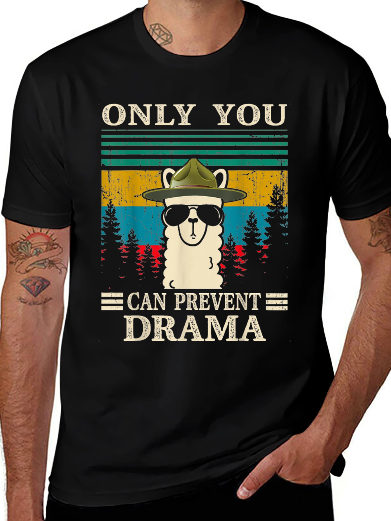 Llama Drama Prevention Graphic Tee
