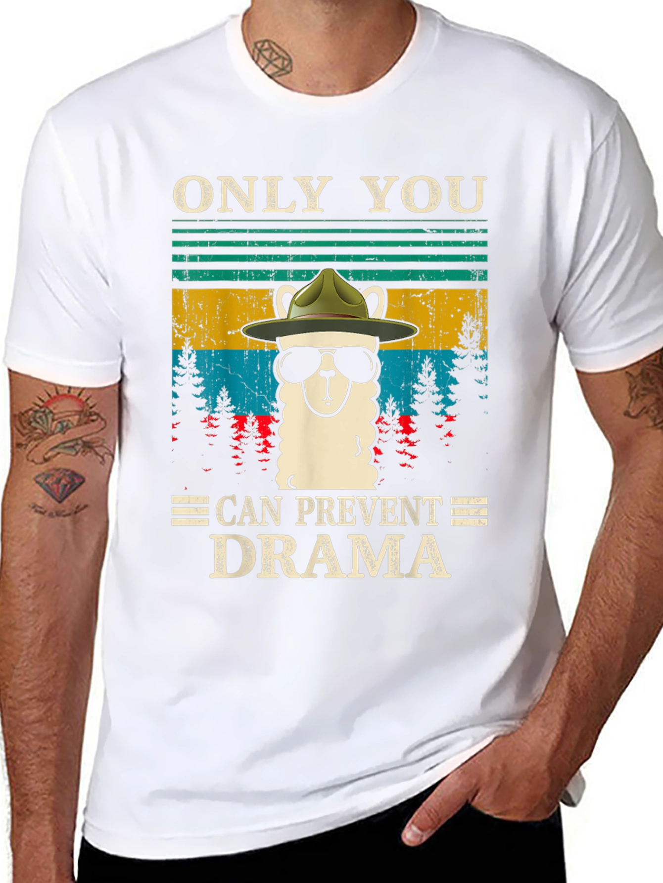 Llama Drama Prevention Graphic Tee