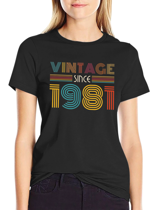 Vintage Since 1981 Graphic T-Shirt