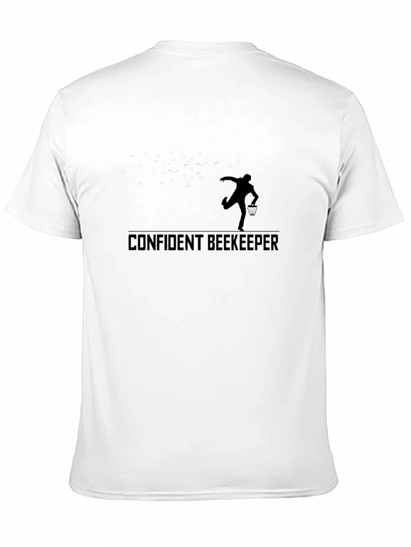 Confident Beekeeper Black T-Shirt
