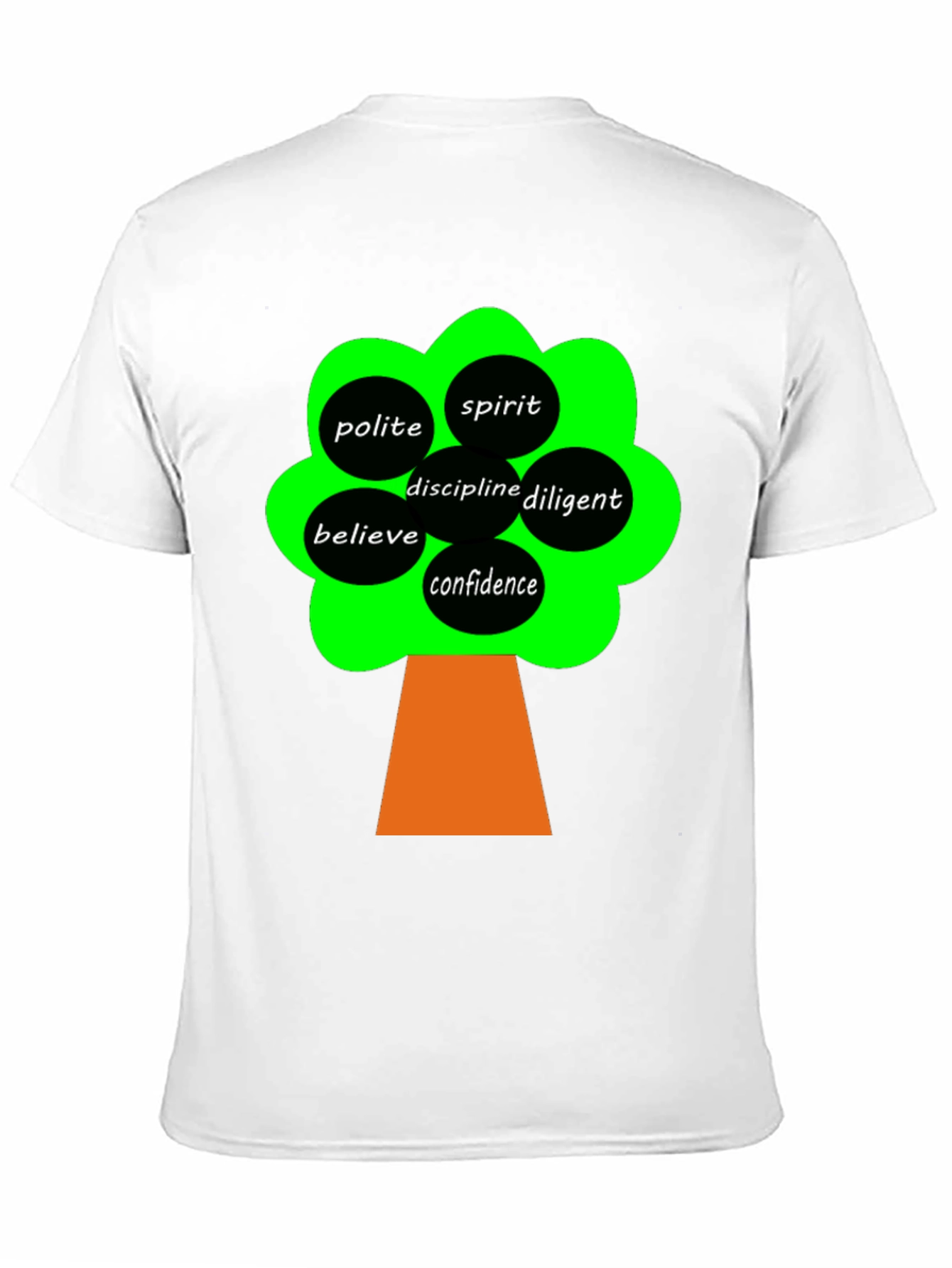 Motivational Tree Black T-Shirt