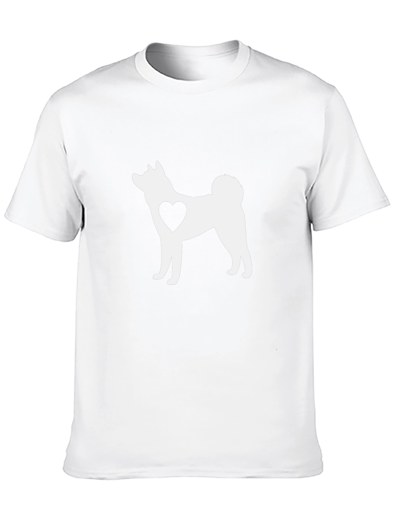 Akita Dog Heart T-Shirt - Cute Pet Lover Tee