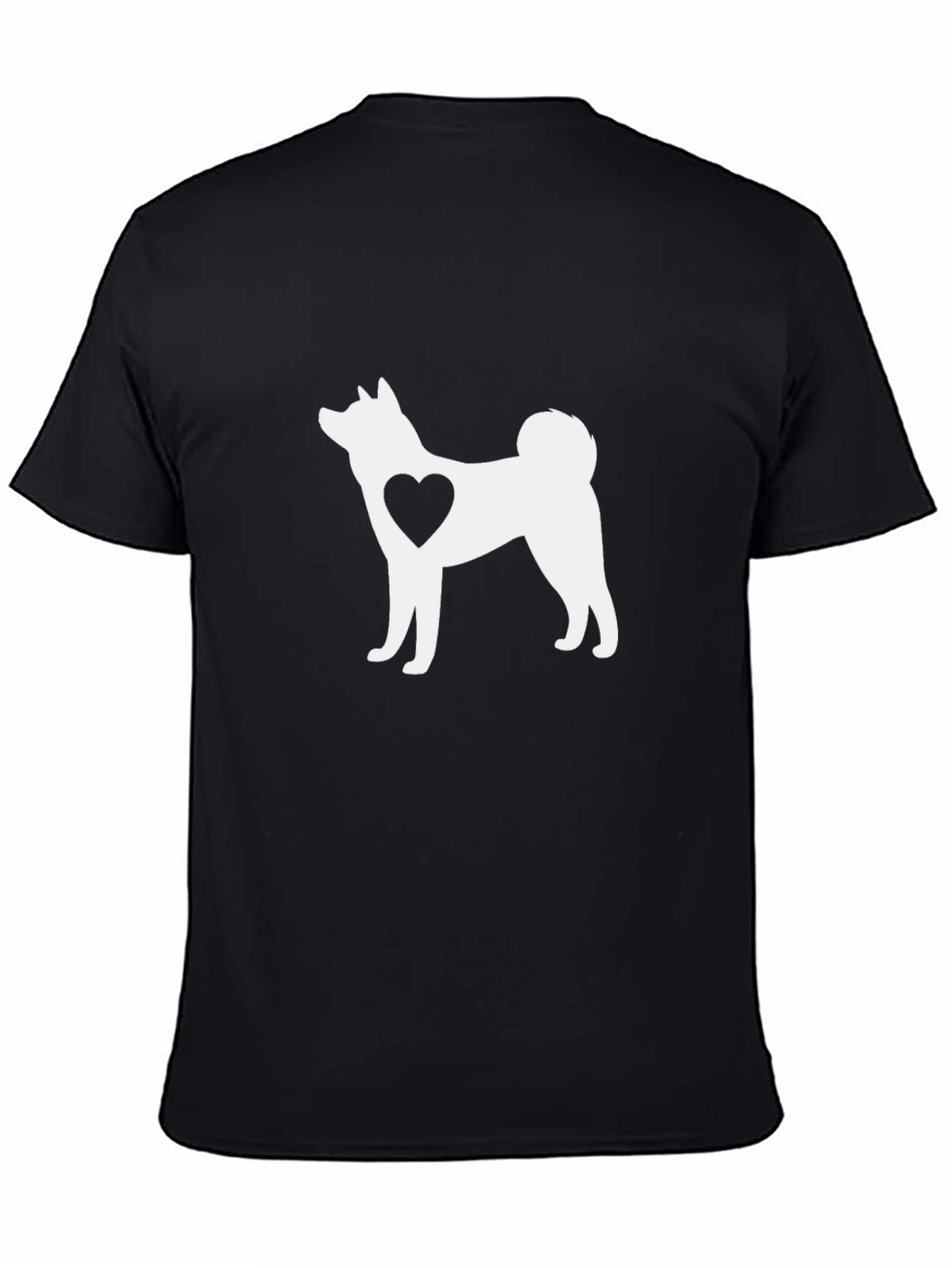 Akita Dog Heart T-Shirt - Cute Pet Lover Tee