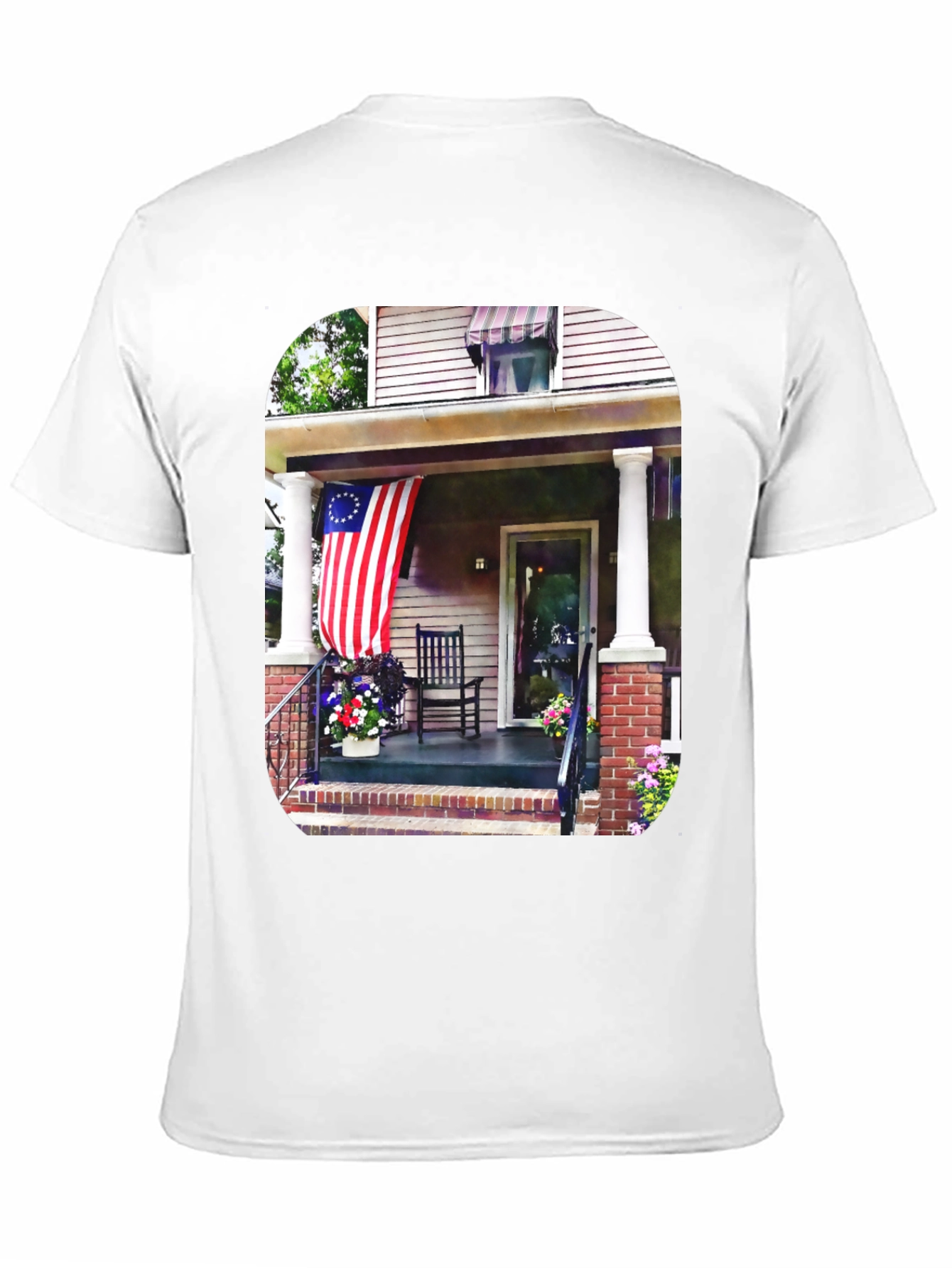 Patriotic Porch Graphic Tee