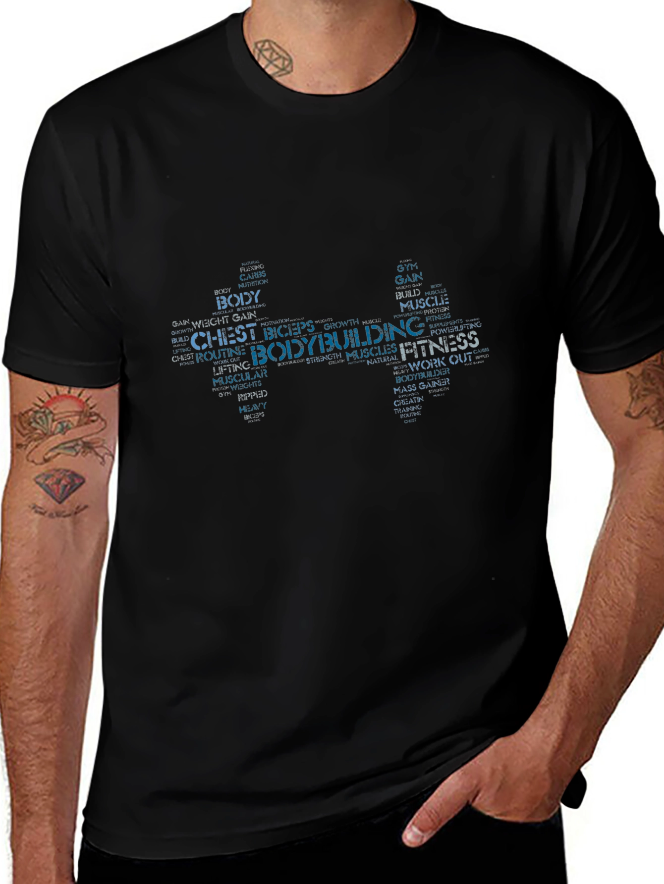 Bodybuilding Fitness T-Shirt - Gym Workout Tee