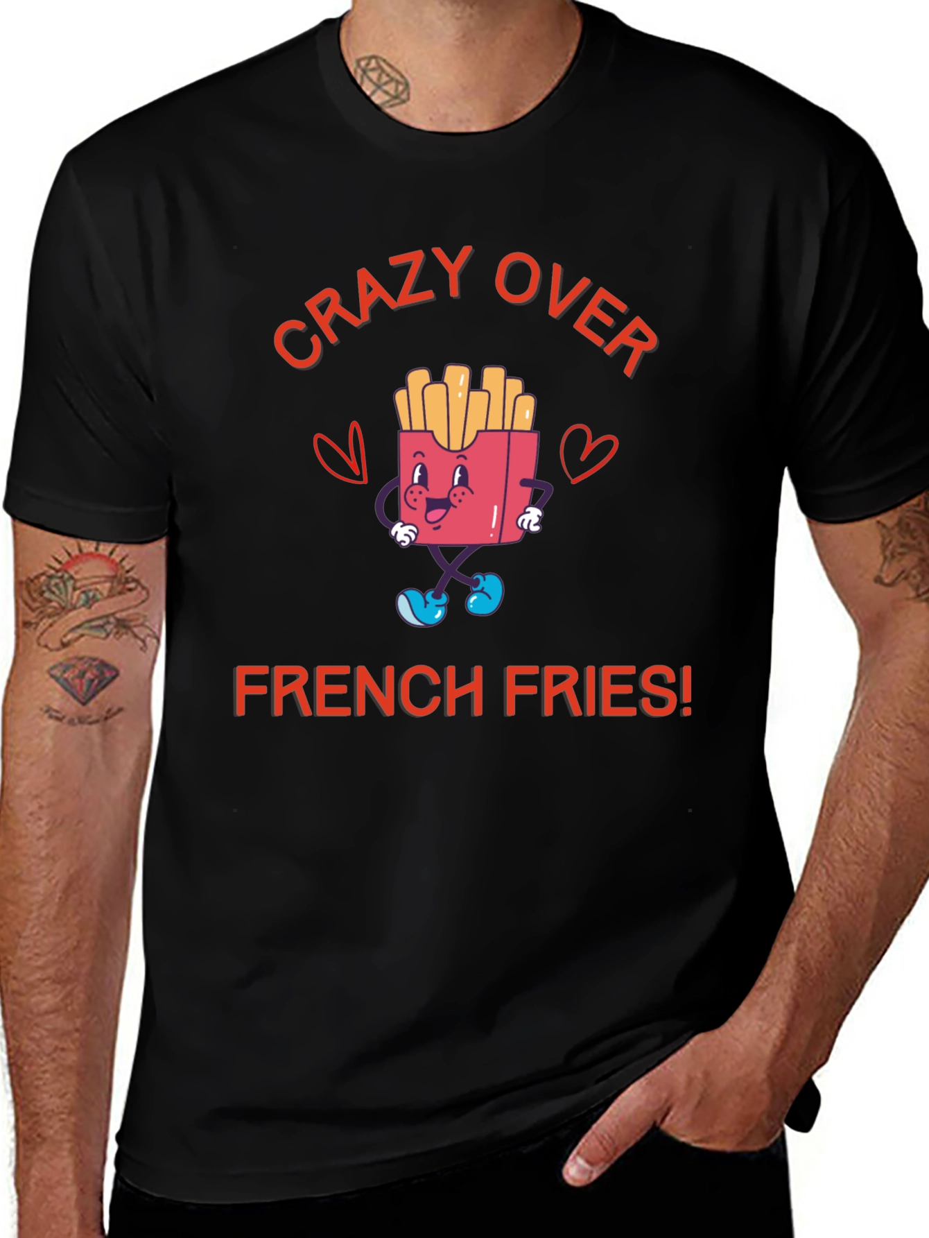 Crazy Over French Fries T-Shirt