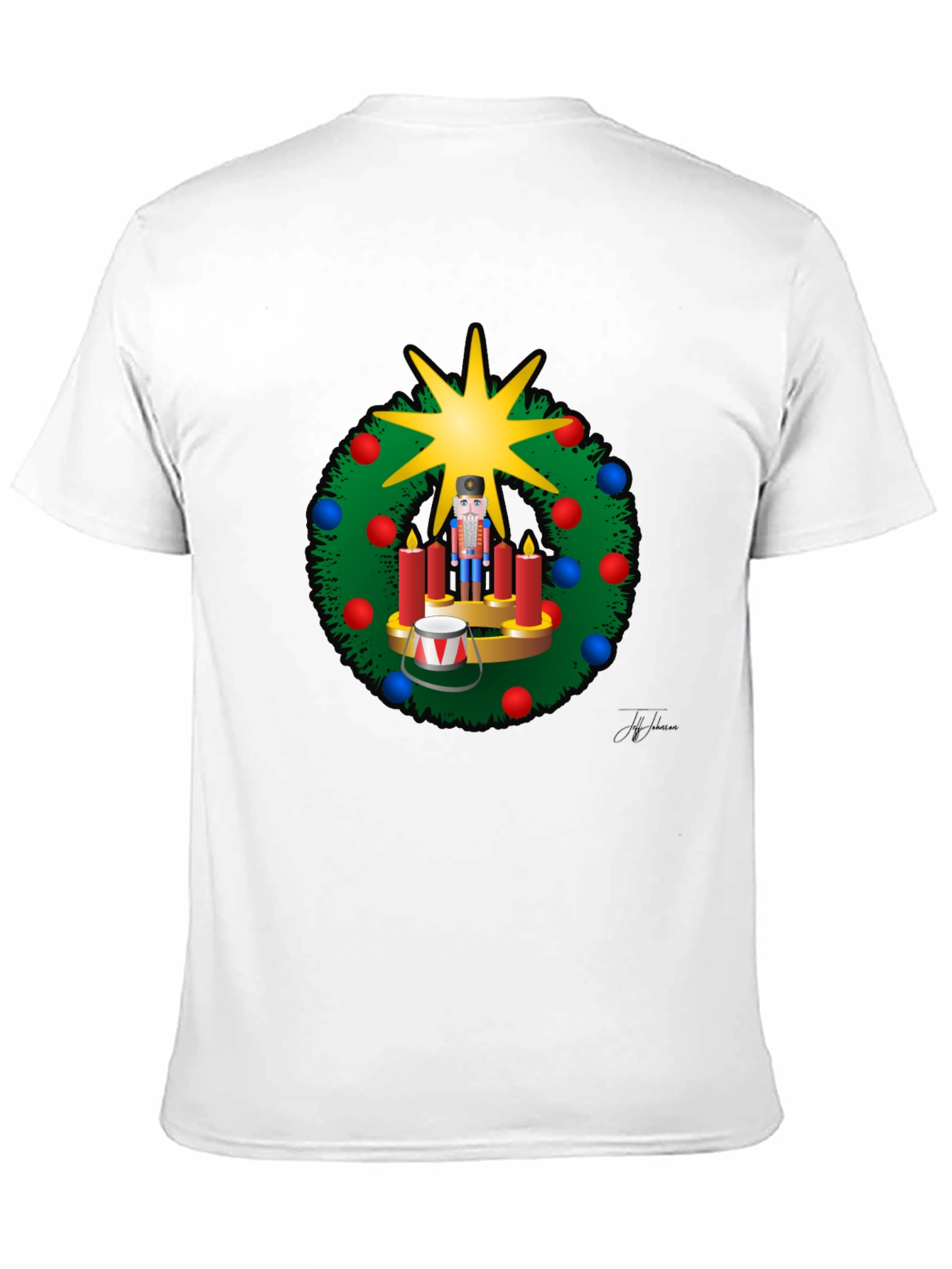 Festive Nutcracker Wreath T-Shirt