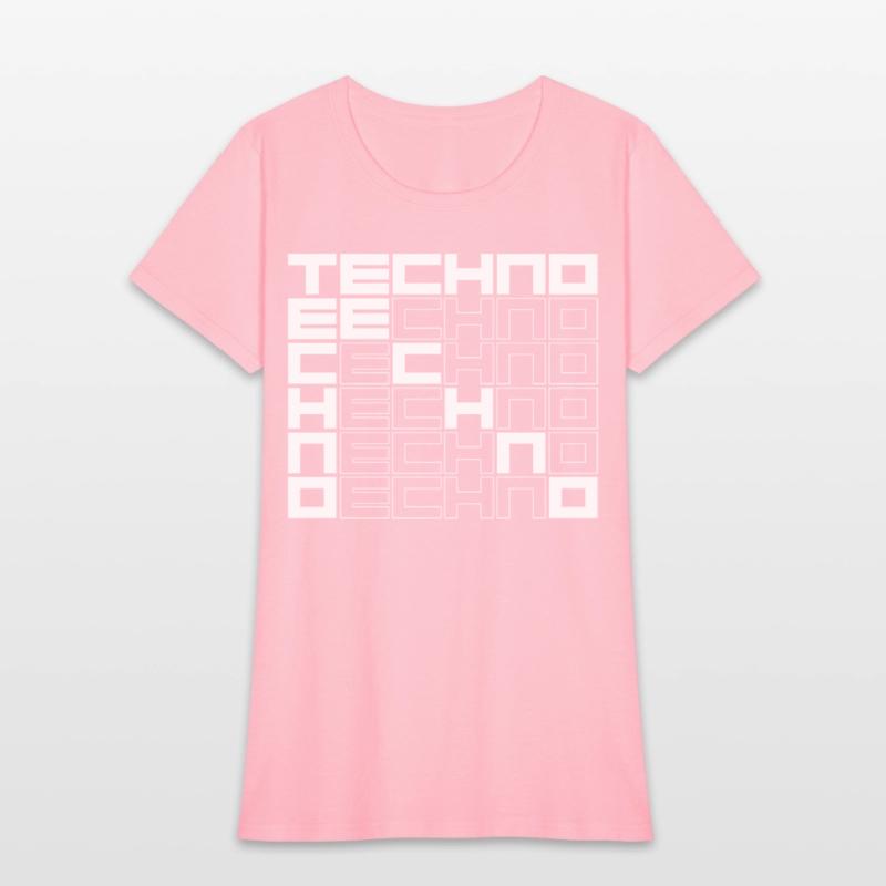 techno music bold text