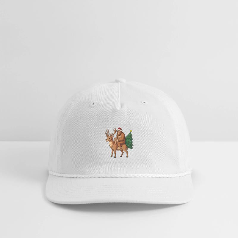 Teddy Santa Bigfoot ride a deer Christmas