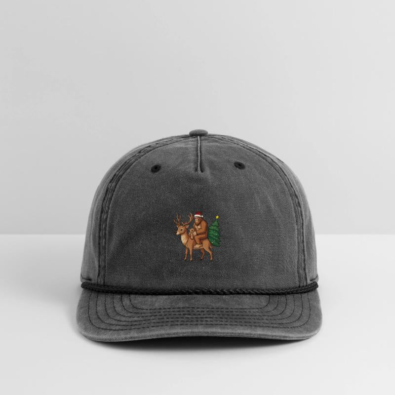 Teddy Santa Bigfoot ride a deer Christmas