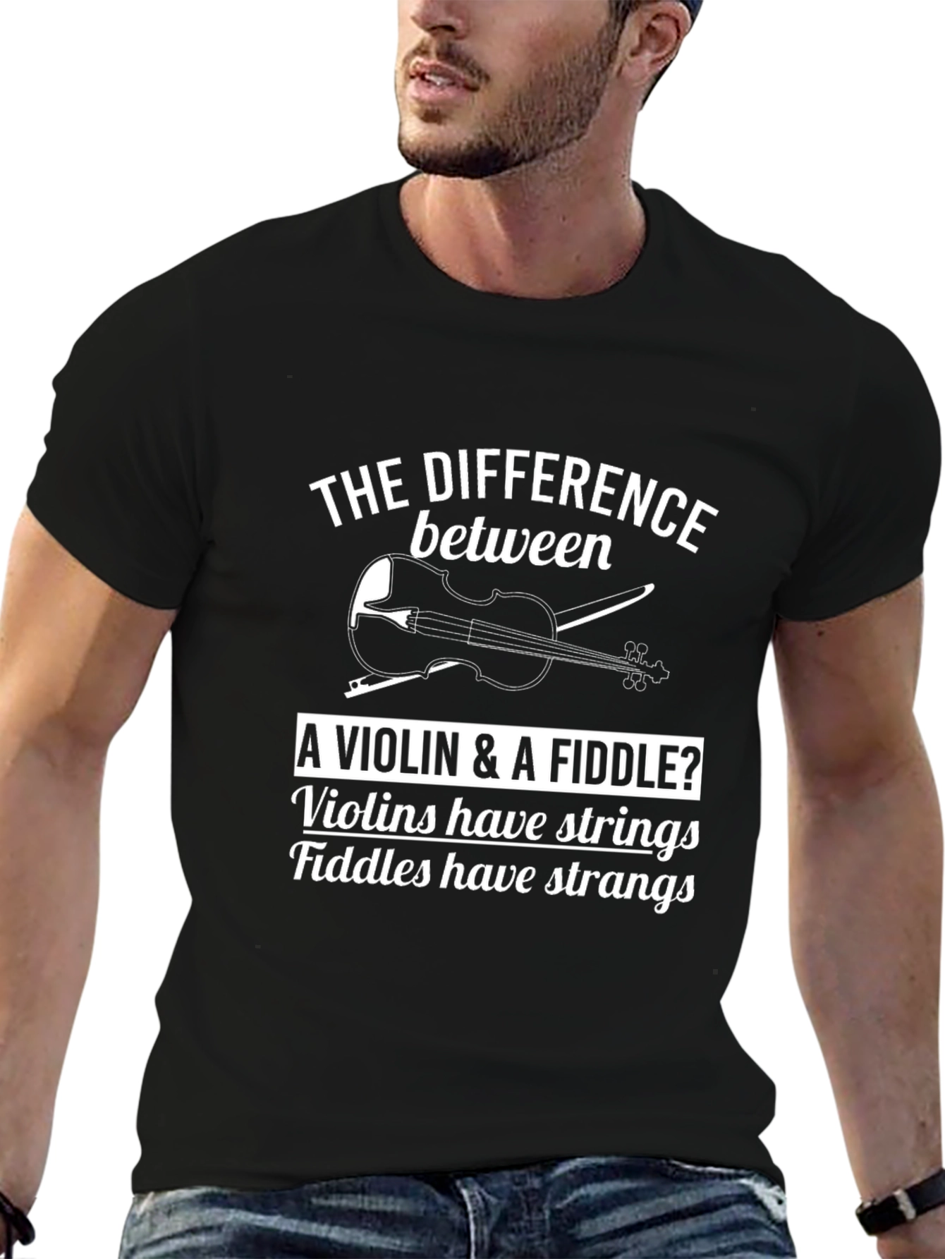Violin and Fiddle Humor T-Shirt