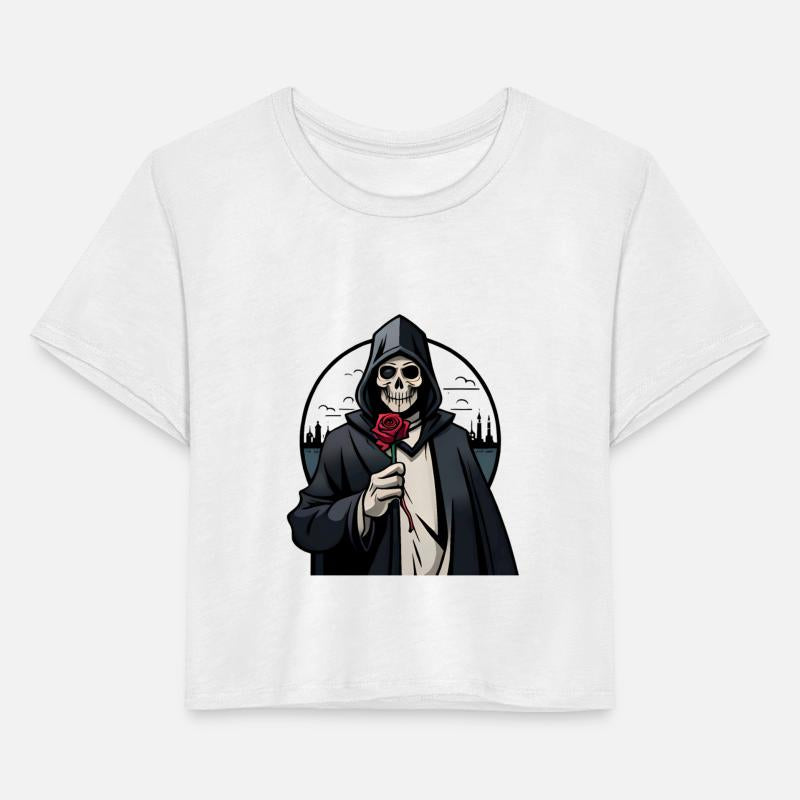 The Reaper s Offering of Death with Poignant Rose