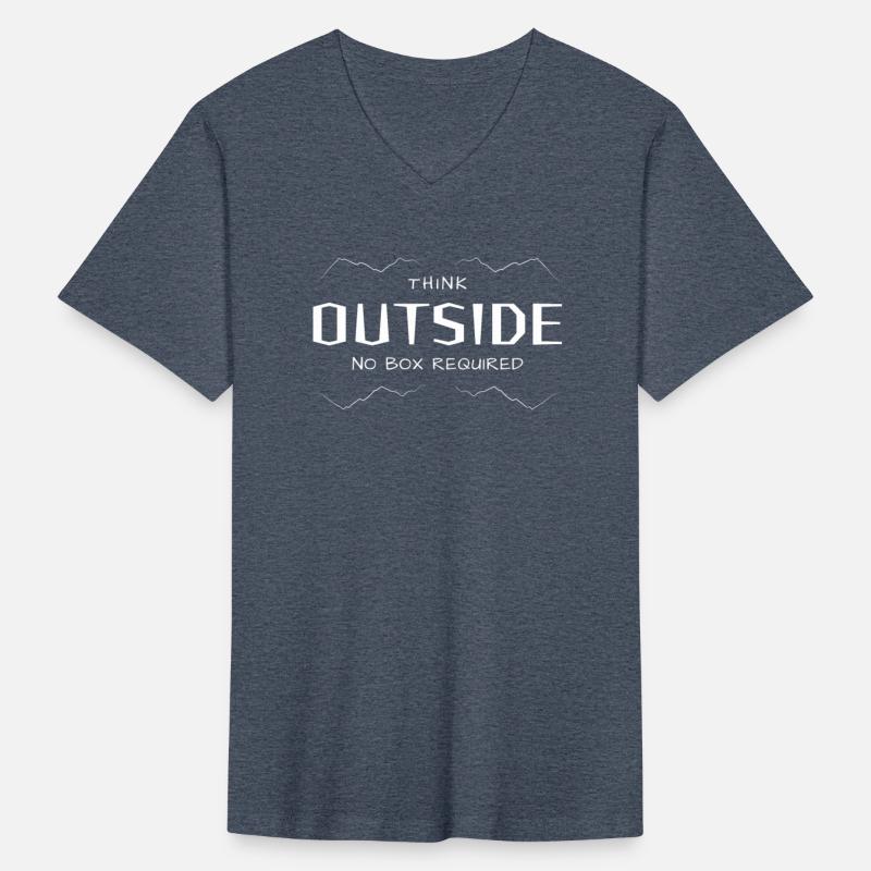 Think Outside No Box Required Funny Quote.