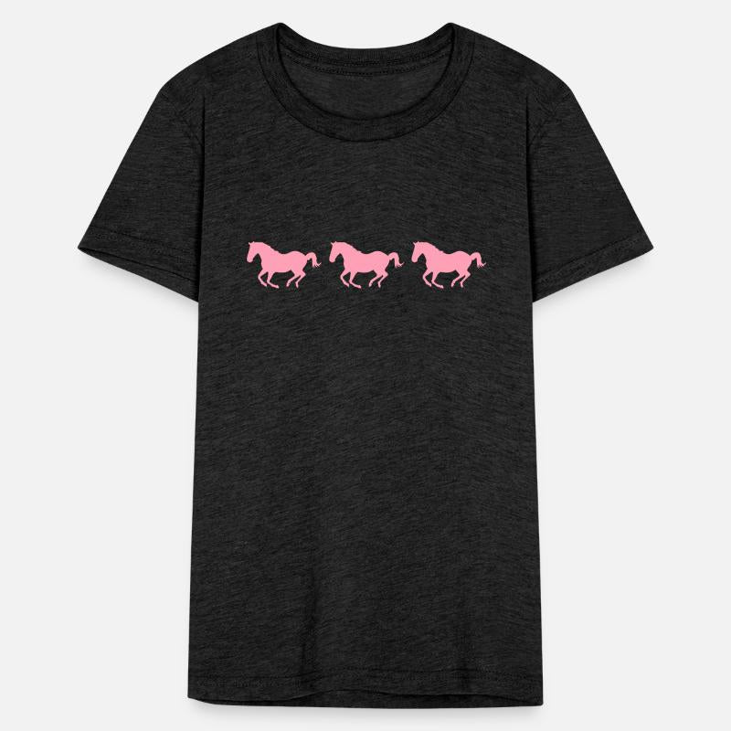 Three Horses Galloping