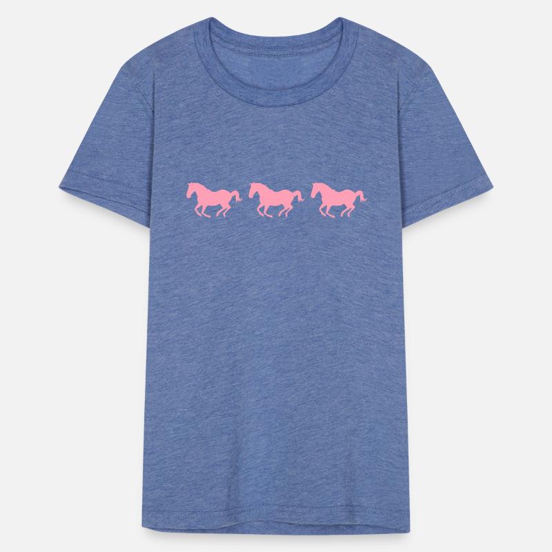 Three Horses Galloping