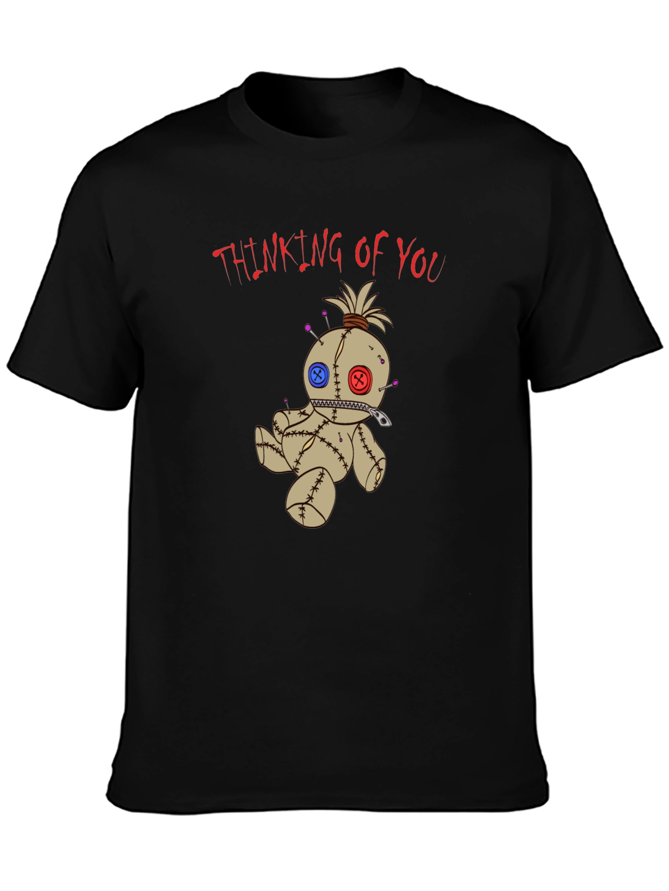 Voodoo Doll Graphic Tee - Thinking of You