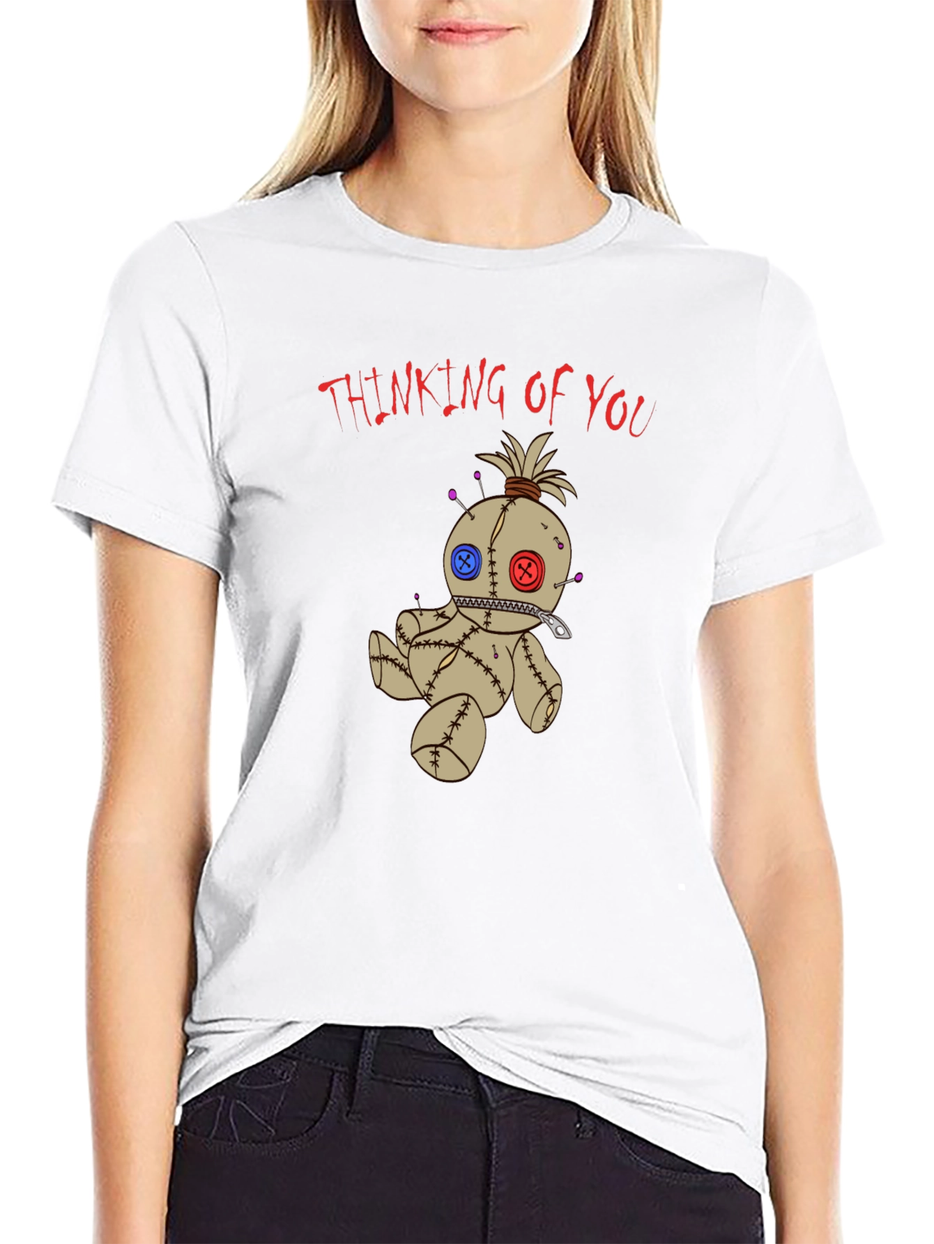 Voodoo Doll Graphic Tee - Thinking of You