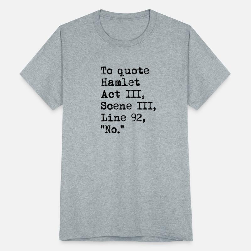 To quote hamlet act III scene III line 92 no -