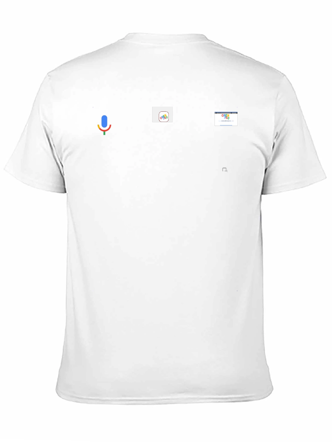 Black Google App Icons Graphic Tee