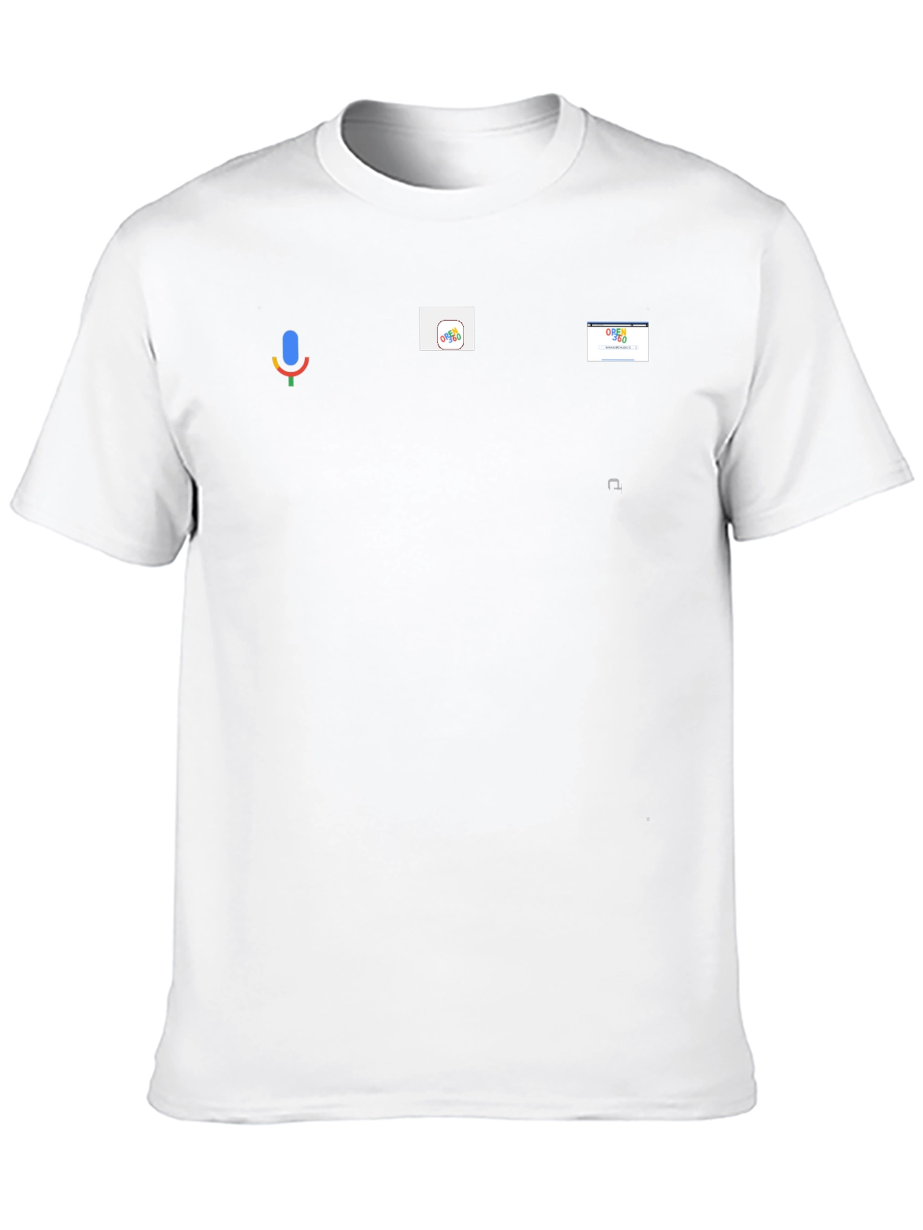 Black Google App Icons Graphic Tee