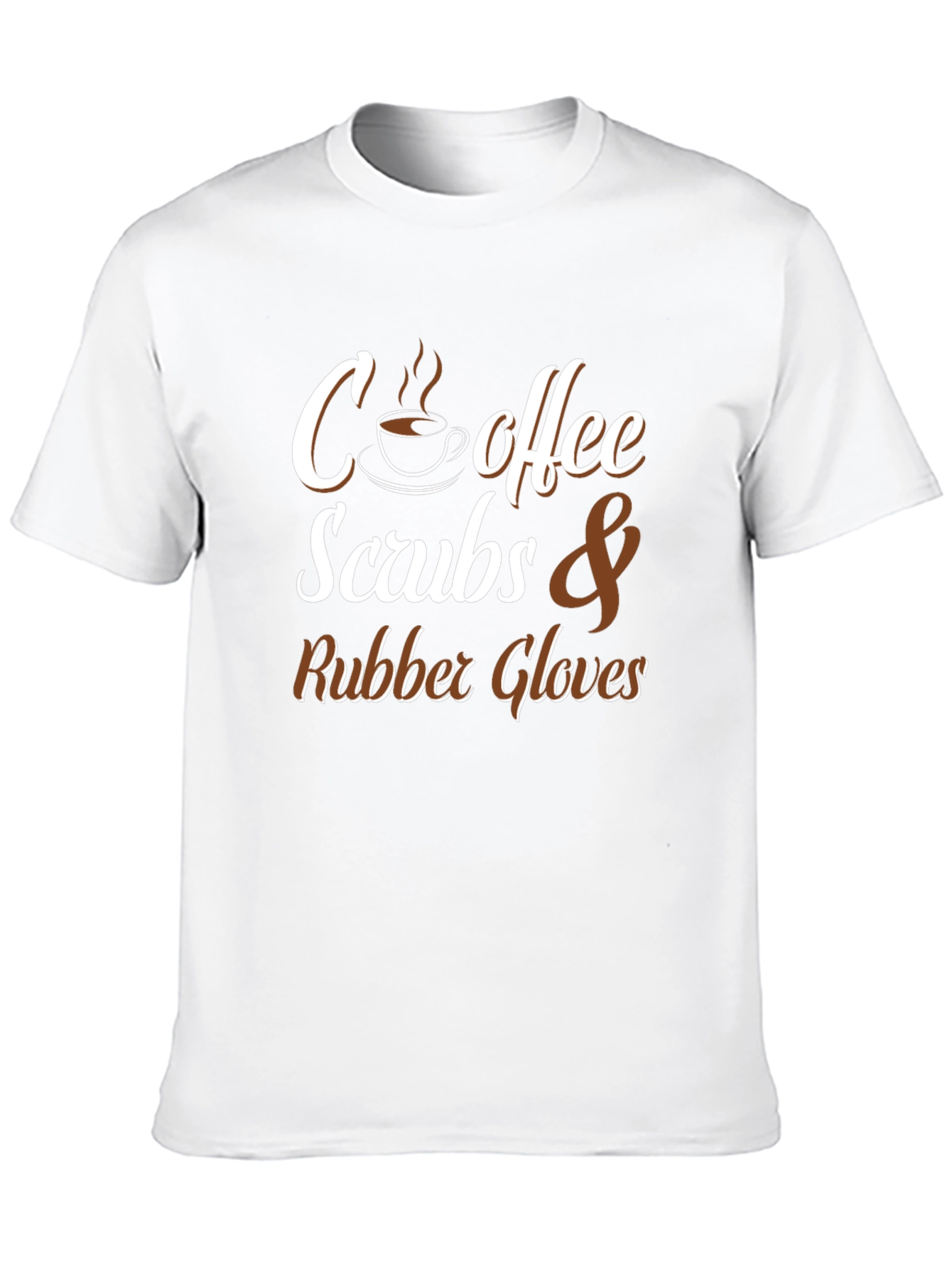 Coffee Scrubs & Rubber Gloves Graphic T-Shirt