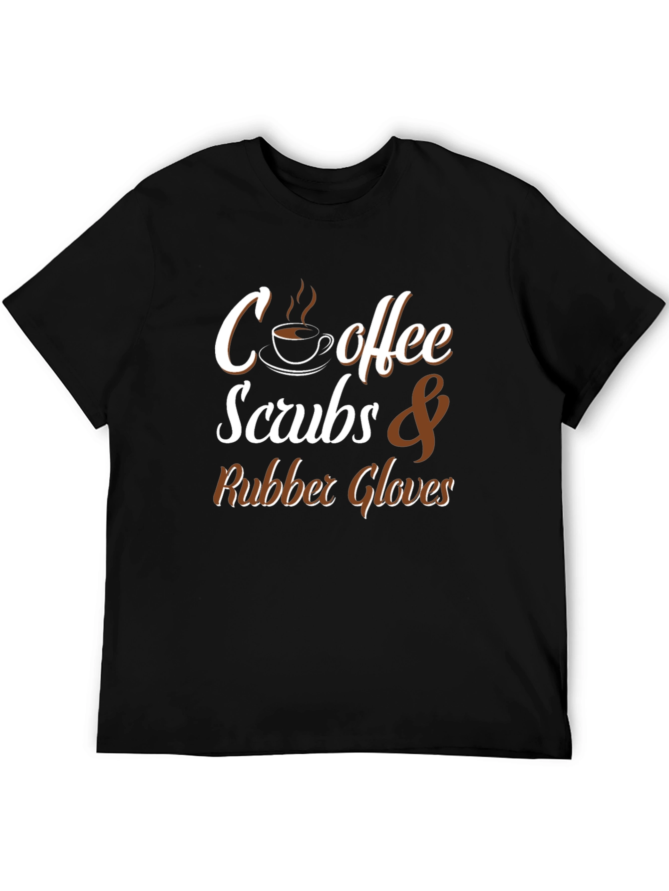 Coffee Scrubs & Rubber Gloves Graphic T-Shirt