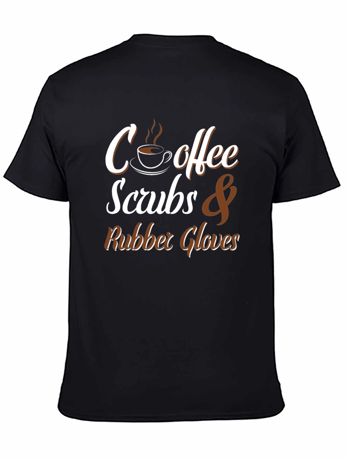 Coffee Scrubs & Rubber Gloves Graphic T-Shirt