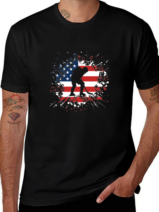 USA Hockey T-Shirt - Patriotic Player Tee