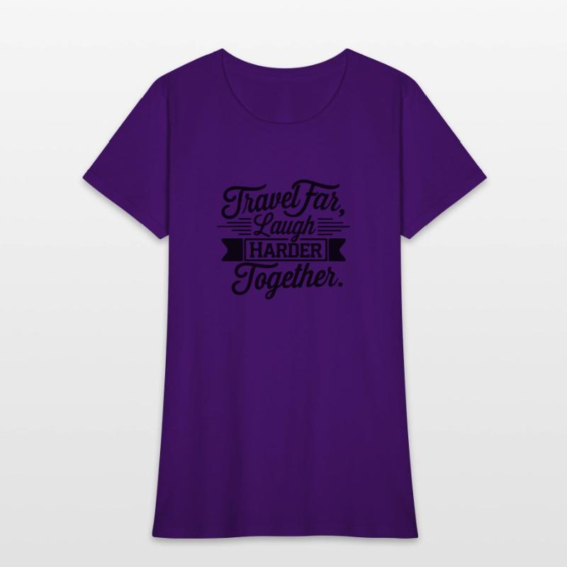 Travel Together adevnture travel quote text Art