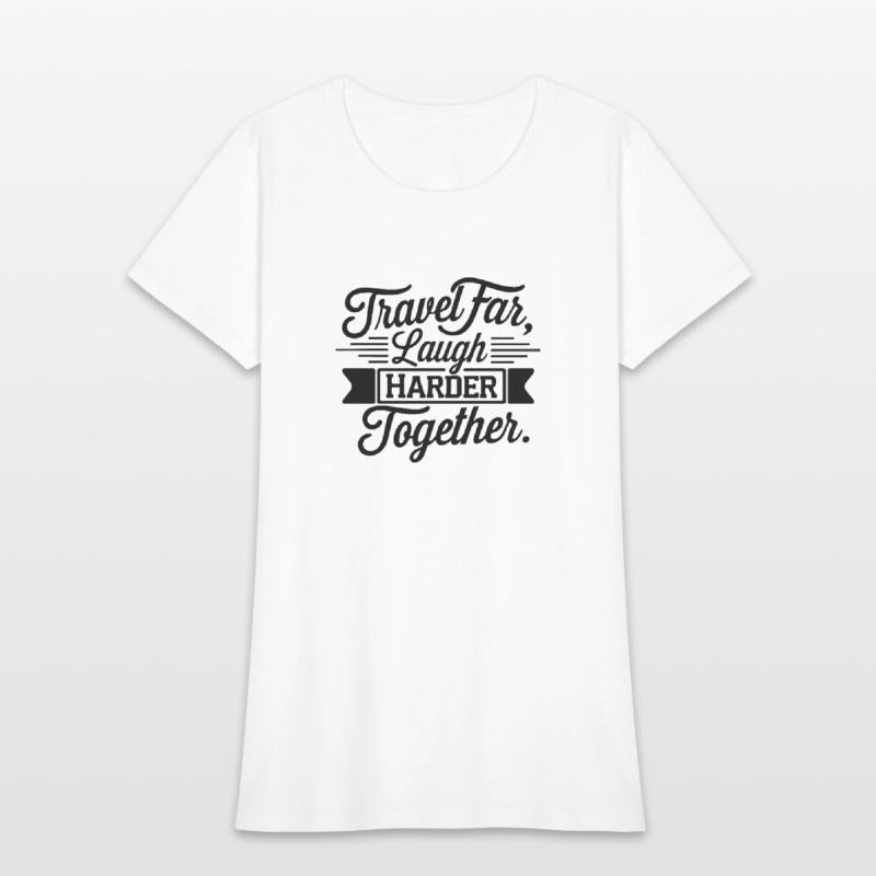 Travel Together adevnture travel quote text Art