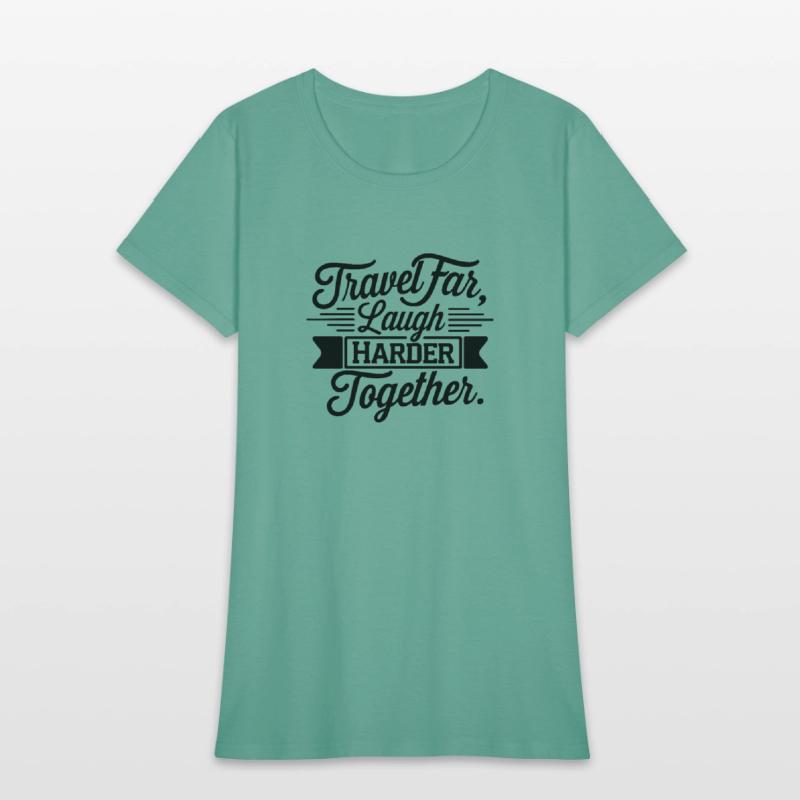 Travel Together adevnture travel quote text Art