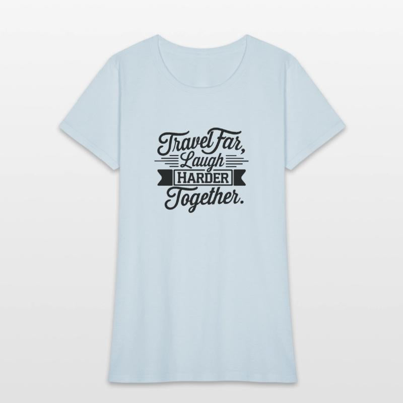 Travel Together adevnture travel quote text Art