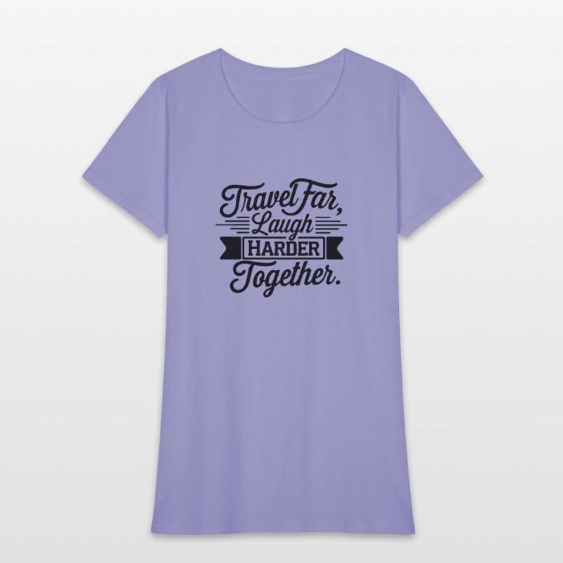 Travel Together adevnture travel quote text Art