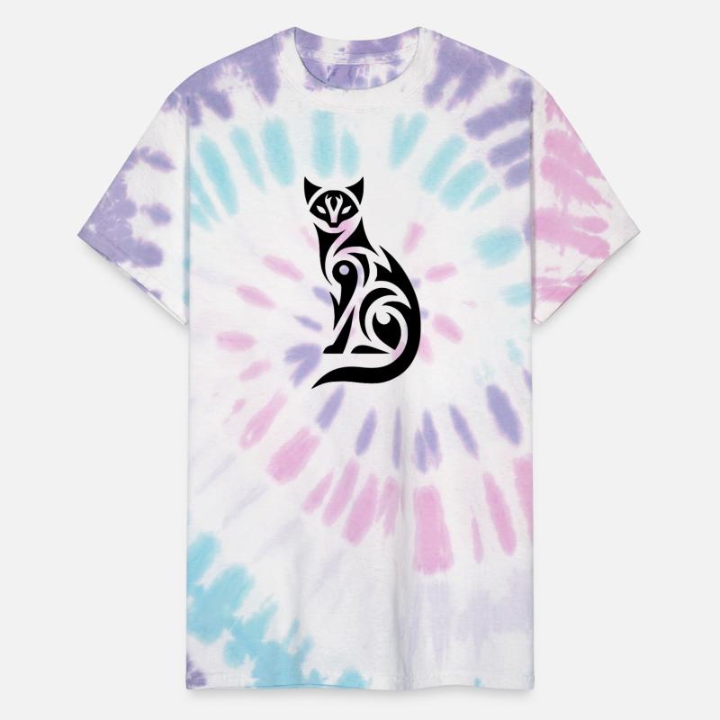 Tribal Cat In Expressive Silhouette