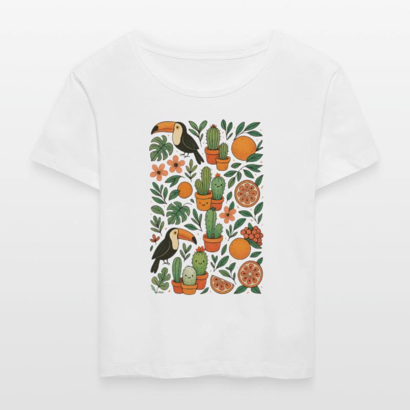 Tropical Toucans & Fruit Garden