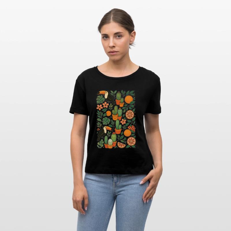 Tropical Toucans & Fruit Garden