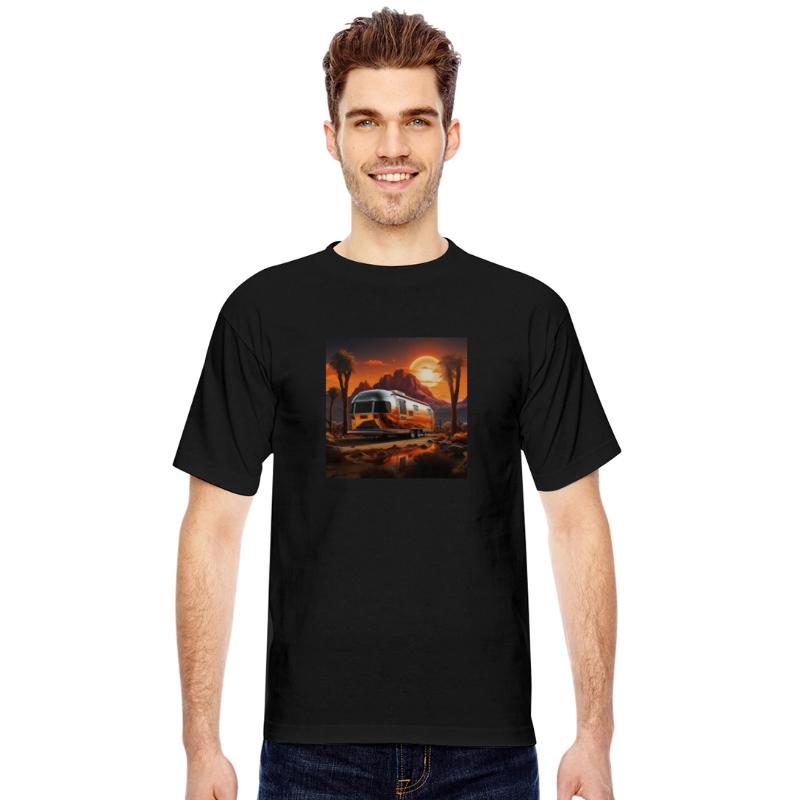 Truck on a Scenic Road by the Peaks Mountain