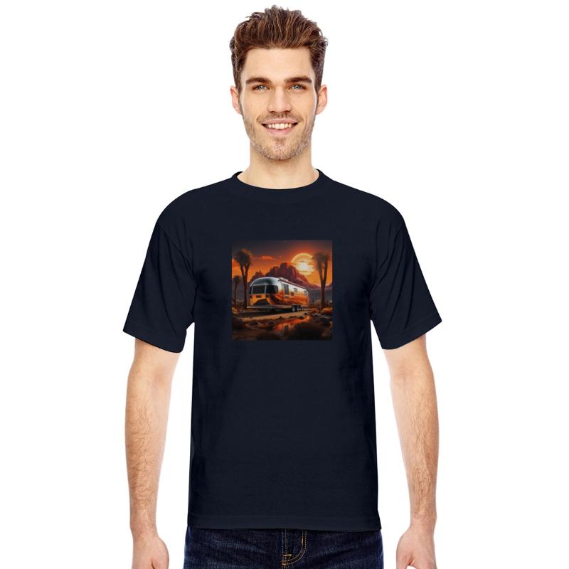 Truck on a Scenic Road by the Peaks Mountain