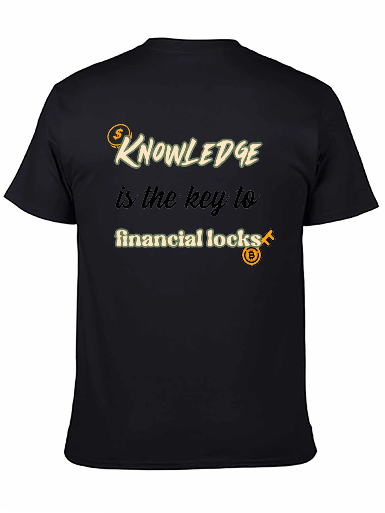 Knowledge is Key Financial Locks T-Shirt